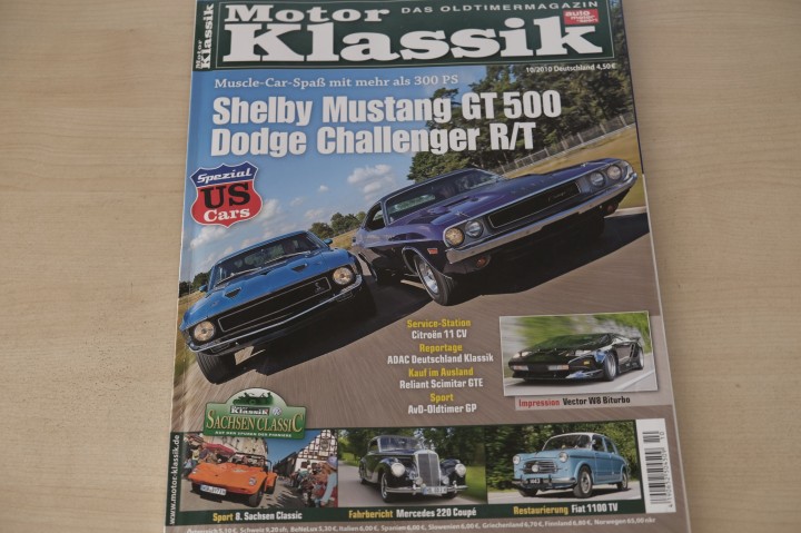 Deckblatt Motor Klassik (10/2010)